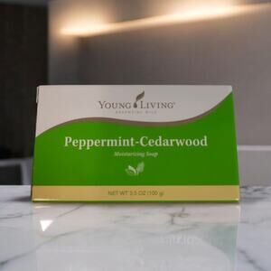 Young Living Essential Oil Peppermint Cedarwood Moisturizing Bar Soap New/Sealed